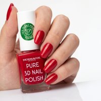 Pure 3D természetes körömlakk Poppy Red #04