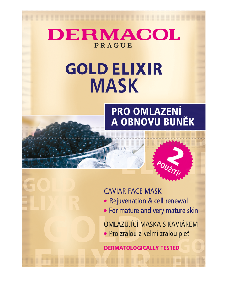 Gold Elixir fiatalító maszk kaviárral